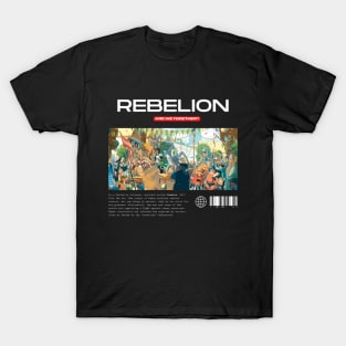 Radiant Manga Manfra Rebellion - Village Art T-Shirt